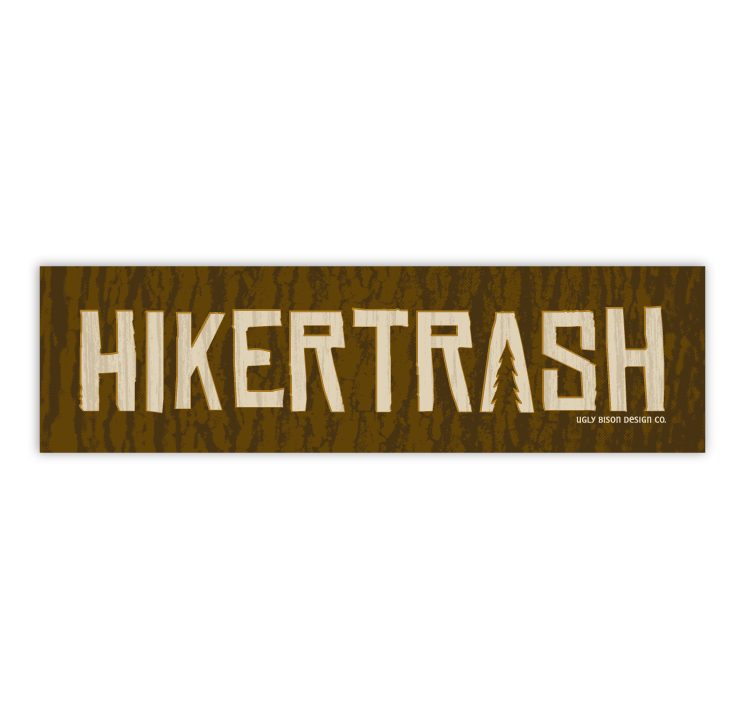 Hikertrash Vinyl Sticker