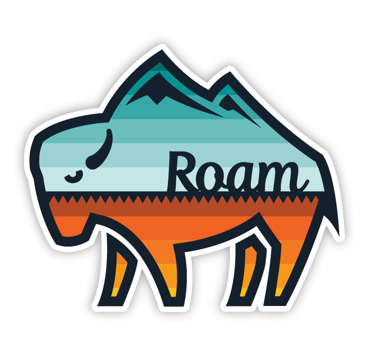 Roam Vinyl Sticker