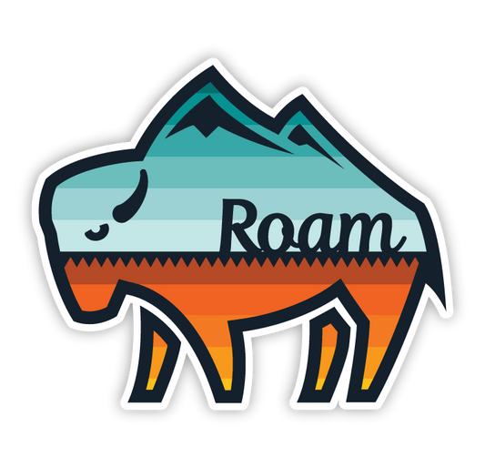 Roam Vinyl Sticker